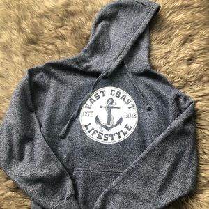 Blue East Coast Lifestyle hoodie